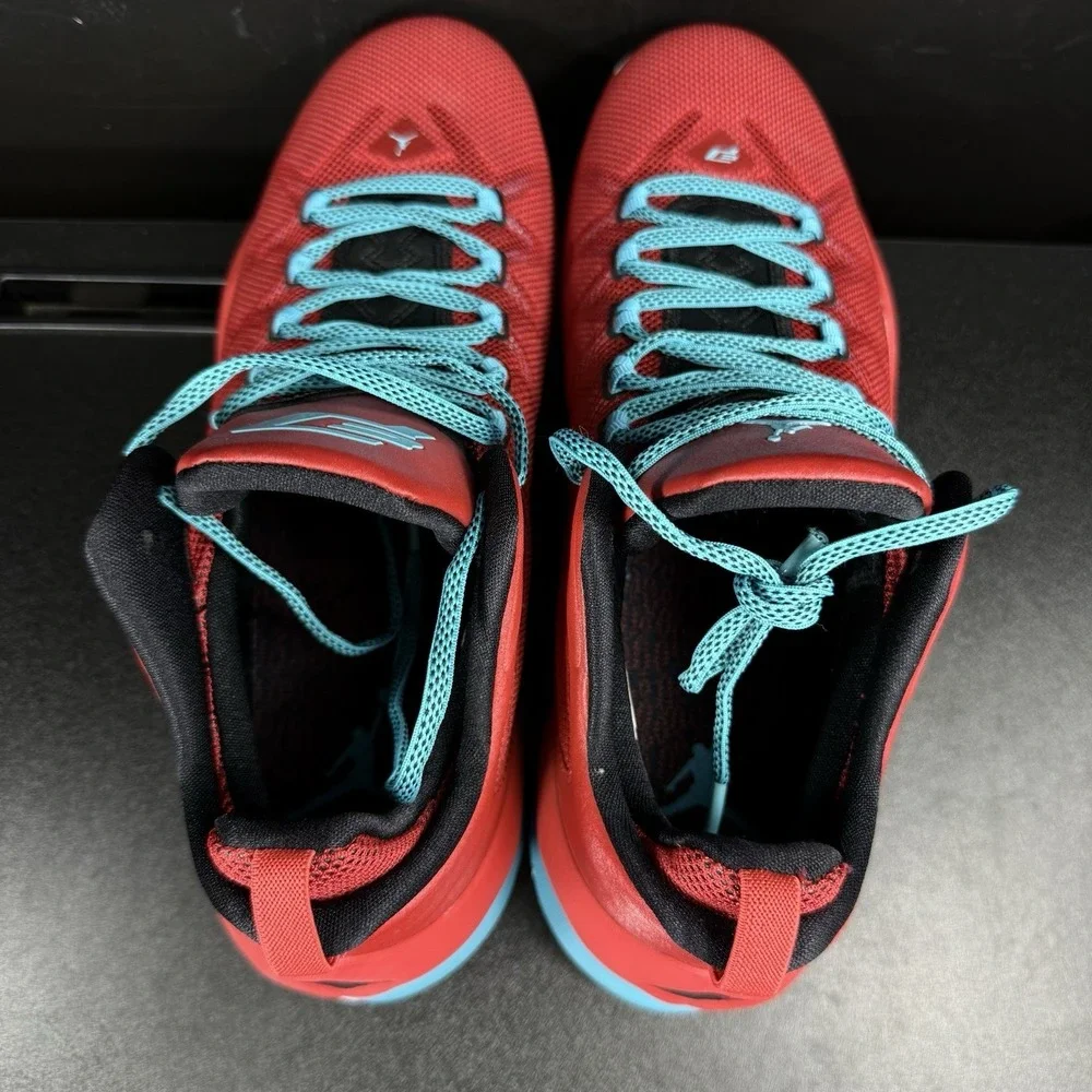 Size 12 JORDAN CP3 VIII AE Shoes RED BLUE WHITE mens Basketball Athletic